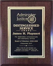 James J. Pluymert Distinguished Service Award