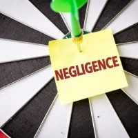 bulls eye that reads negligenence