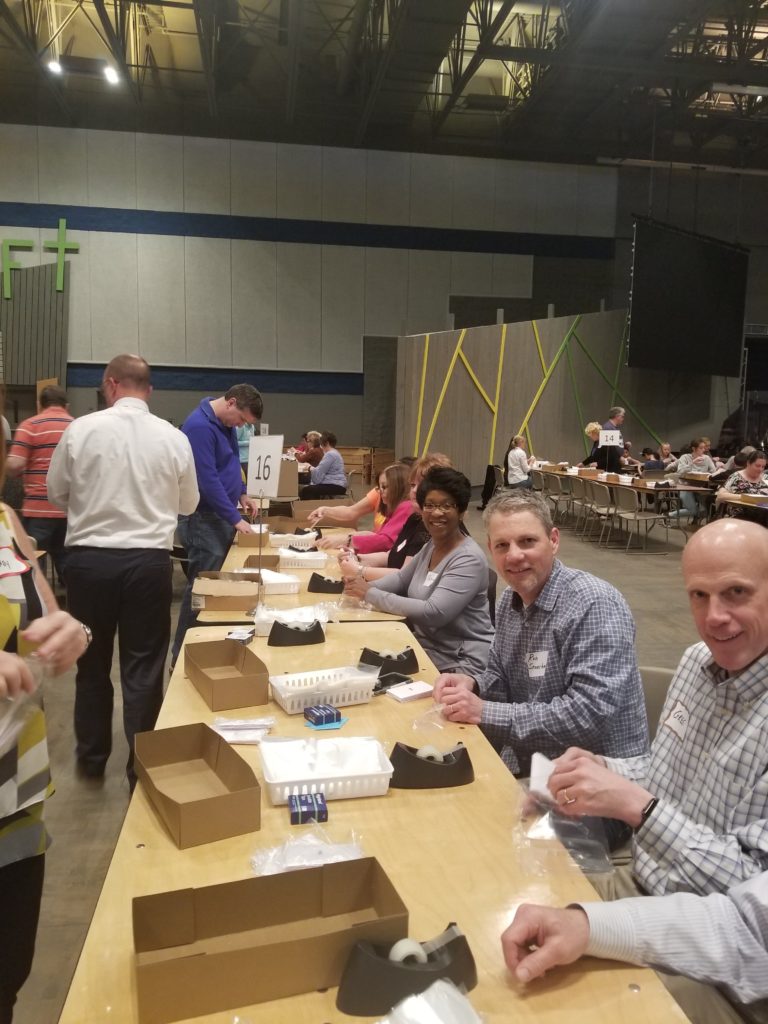 Seed Packing at Willow Creek Community Church