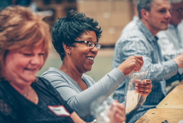 Seed Packing at Willow Creek Community Church