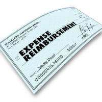 Expense reimbursement check for employee expenses